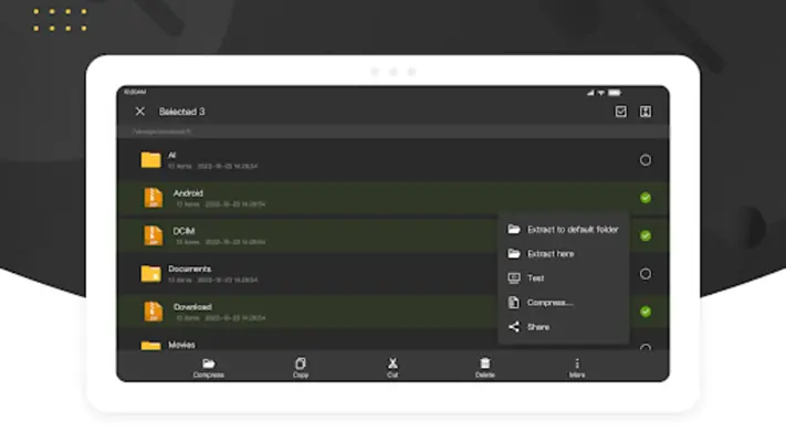 FArchiver  zip & rar & 7z Pro android App screenshot 2